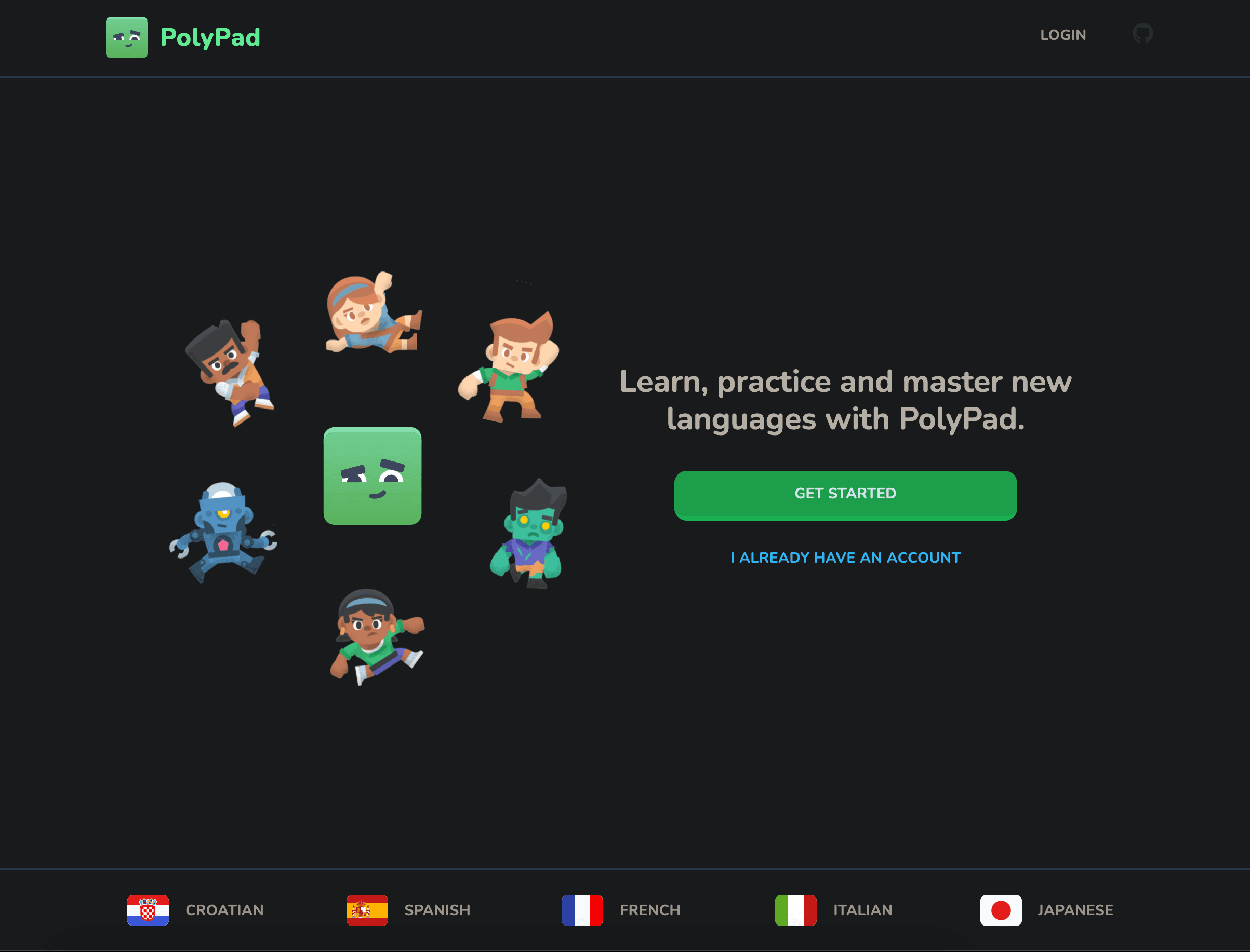 Language Learning App project preview
